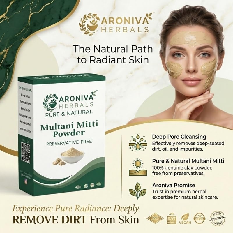 Pure Multani Mitti (Fuller's Earth) for Clear Skin thumbnail 2