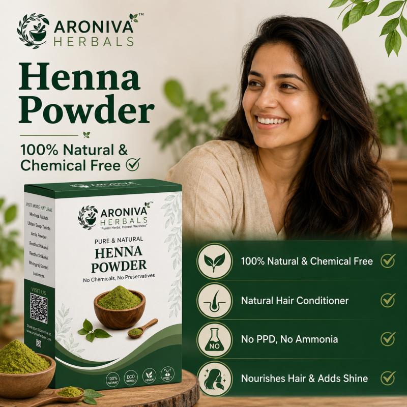 Premium Henna Leaf Powder (Mehandi Powder) thumbnail 3
