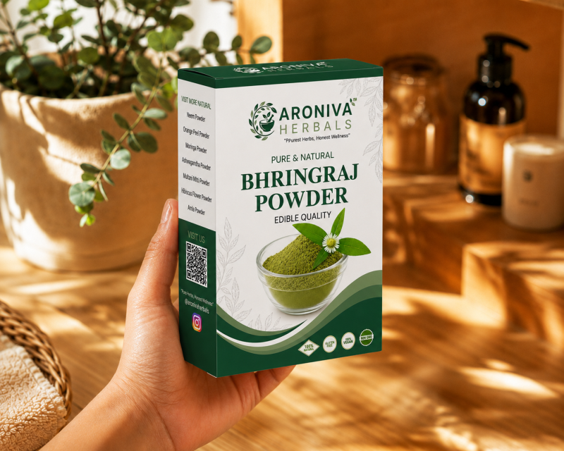 Pure Bhringraj Powder (Karisalankanni) - Ruler of Hair thumbnail 2
