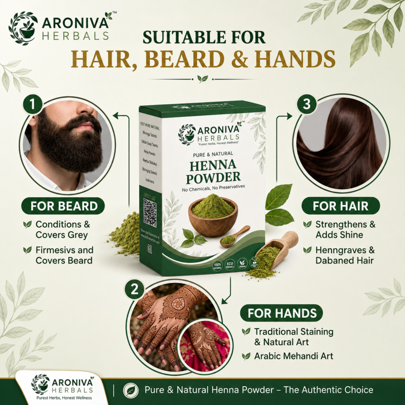 Premium Henna Leaf Powder (Mehandi Powder) thumbnail 4