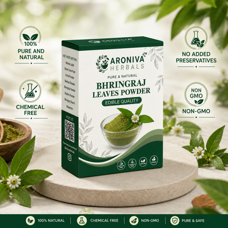 Pure Bhringraj Powder (Karisalankanni) - Ruler of Hair thumbnail 5