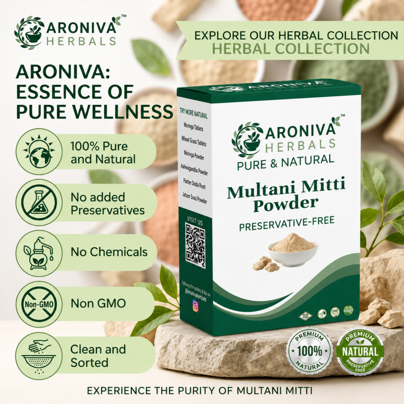 Pure Multani Mitti (Fuller's Earth) for Clear Skin thumbnail 5
