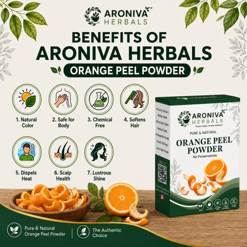Brightening Orange Peel Powder for Natural Glow thumbnail 2