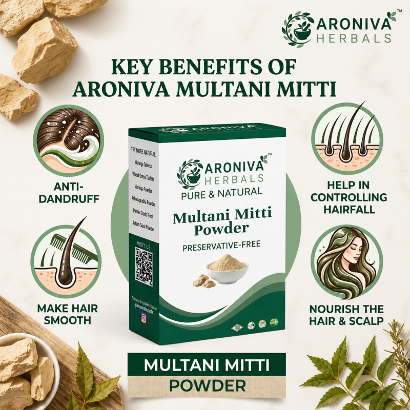 Pure Multani Mitti (Fuller's Earth) for Clear Skin thumbnail 3
