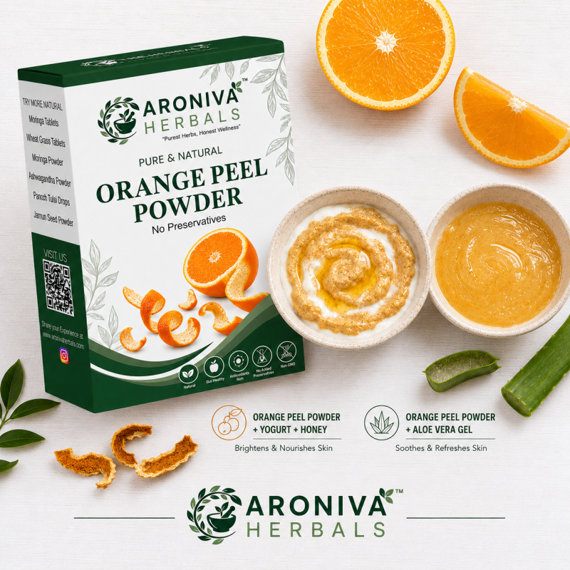 Brightening Orange Peel Powder for Natural Glow thumbnail 5