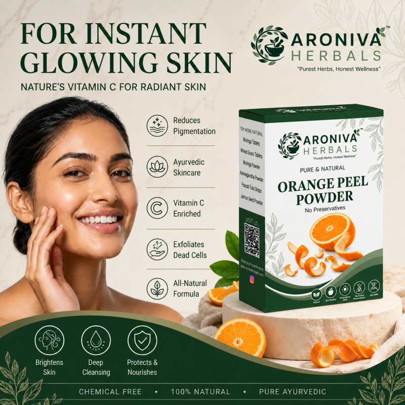 Brightening Orange Peel Powder for Natural Glow thumbnail 3